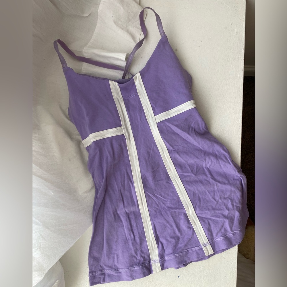 Lulu purple running tank